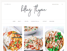 Tablet Screenshot of killingthyme.net